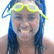 Girl swimming
